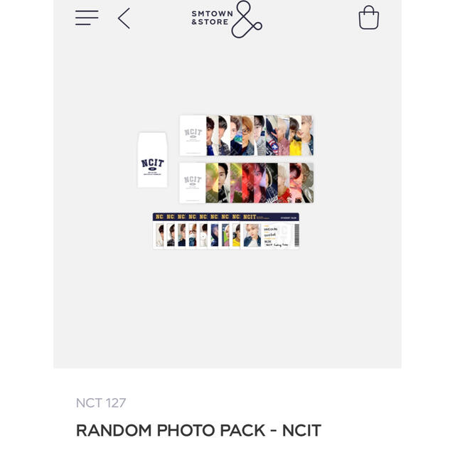NCIT NCT127 ジャニ トレカ&IDカード エンタメ/ホビーのタレントグッズ(アイドルグッズ)の商品写真