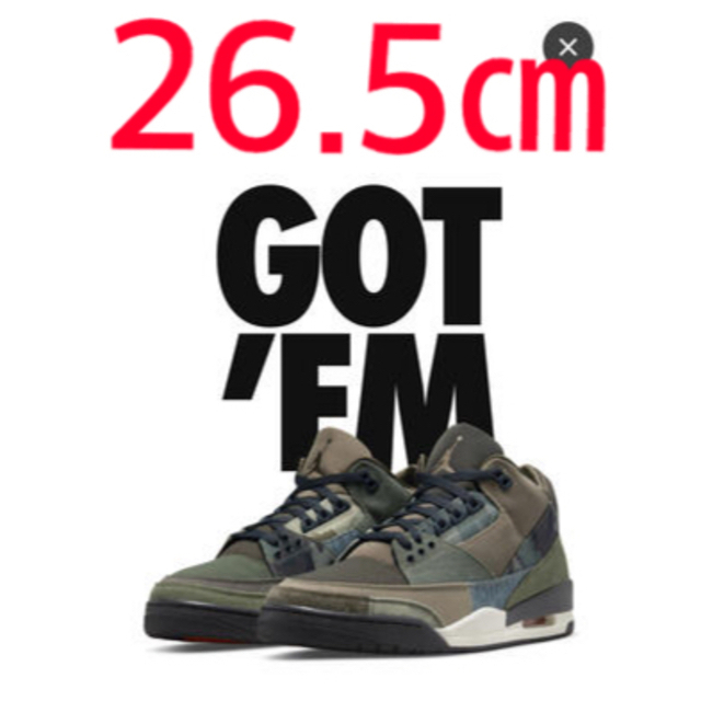 購入店SNKRSNike Air Jordan 3 Retro Patch work