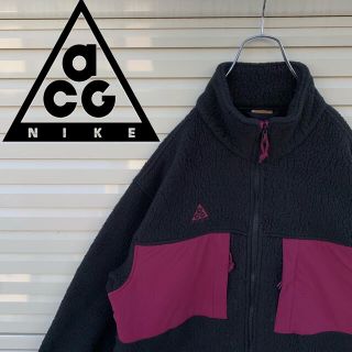 ナイキ(NIKE)の送料無料！ ナイキ acg 激レア ゆるだぼ 00s ボア フリース ブルゾン(ブルゾン)