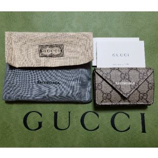 グッチ(GUCCI)の★OZ★GUCCI x BALENCIAGA コラボ ミニウォレット 新品(財布)