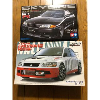 スカイライン GT-R ランサーエボリューション プラモデル 未組立 新品 2点(模型/プラモデル)