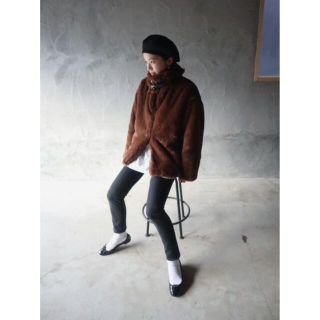 アメリヴィンテージ(Ameri VINTAGE)のepa fur coat "BRN"(毛皮/ファーコート)