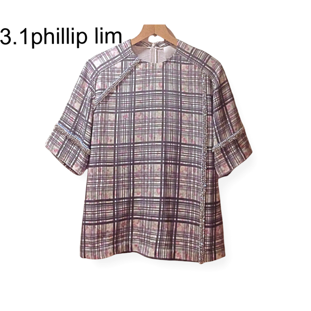 3.1 Phillip Lim - 3.1フィリップリム ラインストーンフローラル