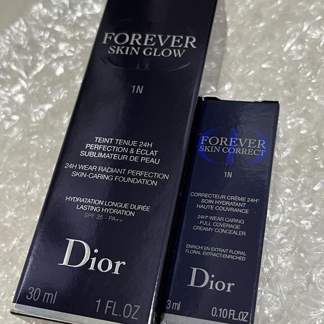 Dior ディオール スキンフォーエヴァーフルイドグロウ　1N ファンデーション