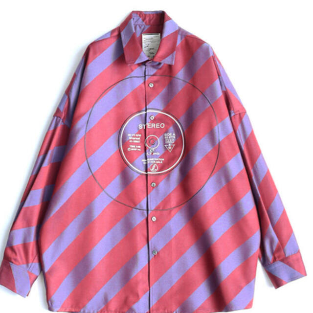 シャリーフ BIAS STRIPE BIG SHIRTS 新品