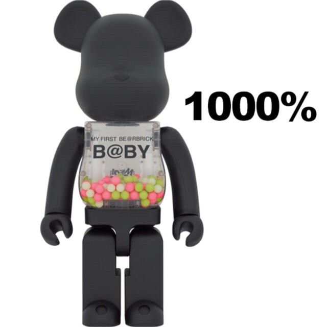 MY FIRST BE@RBRICK B@BY MATT BLACK 1000%