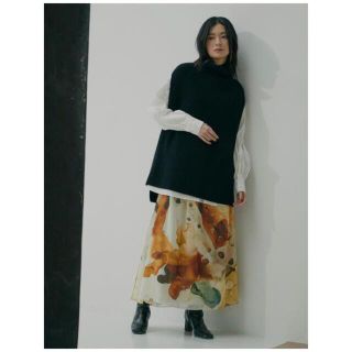 スカート【値下げ/正規品タグ有】AMERI VINTAGE INK ART SKIRT