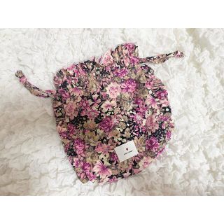 メリージェニー(merry jenny)のfloralドロストbag 巾着バッグ(ポーチ)