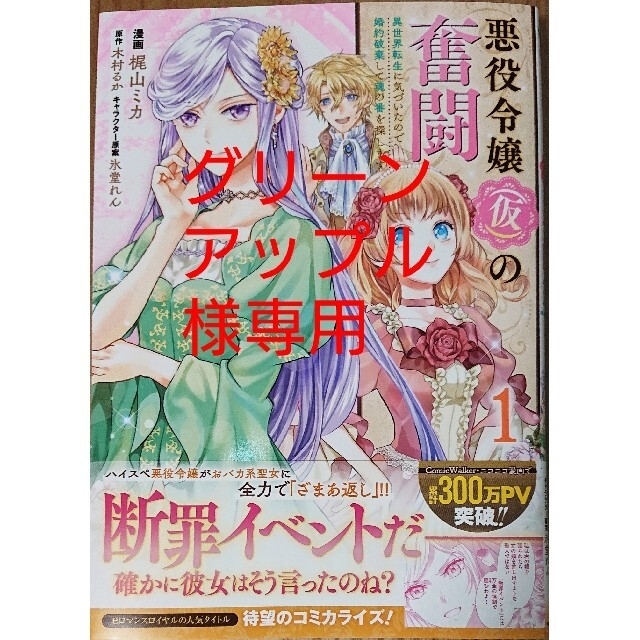 角川書店(カドカワショテン)の悪役令嬢（仮）の奮闘１　と　没落令嬢の異国結婚録 ４ エンタメ/ホビーの漫画(女性漫画)の商品写真