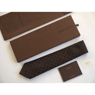 とっておきし福袋 vuitton louis 箱・袋あり ネクタイ ダミエ 正規品 ...