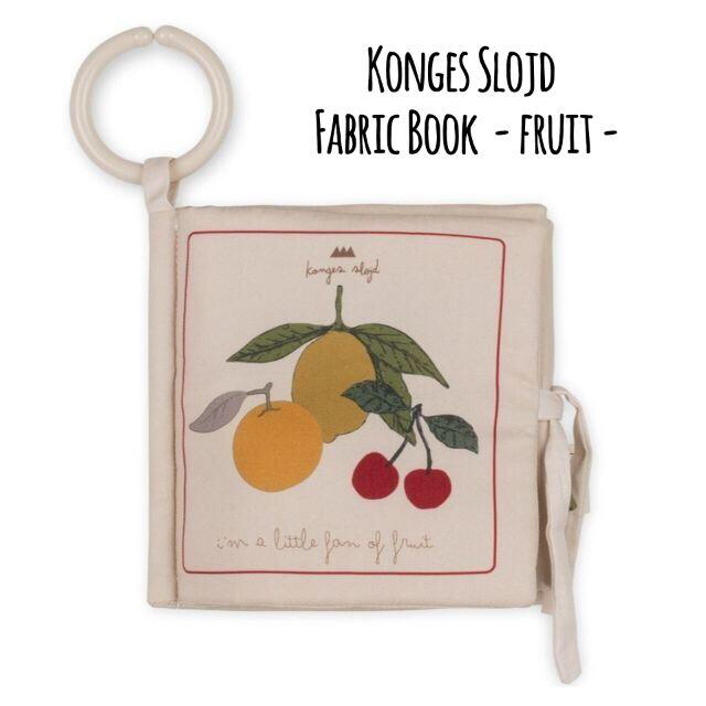 【Konges slojd】Fabric Book 布絵本 Fruit フルーツ
