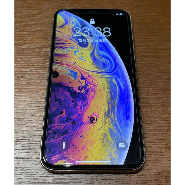 iPhone Xs Silver 256 GB SIMフリースマホ/家電/カメラ