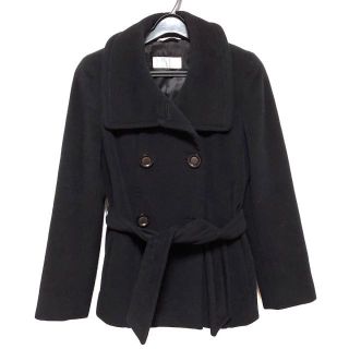 マックスマーラ(Max Mara)のマックスマーラ Pコート サイズ42 M - 黒(ピーコート)