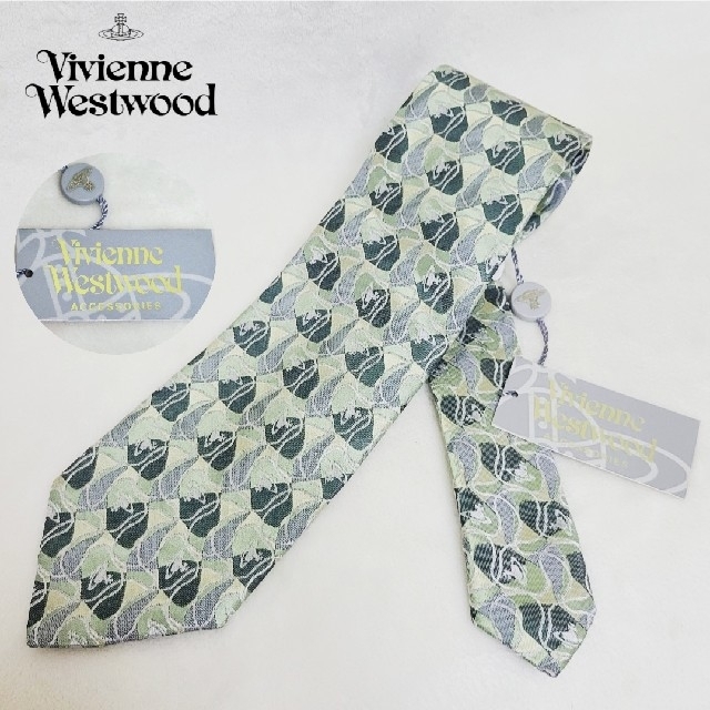 SALE／55%OFF】 オーブ柄 シルク ネクタイ Westwood ✨新品タグ付 