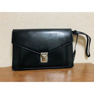 フェンディ(FENDI)のFENDI/フェンディ　セカンドバッグ　クラッチバッグ　ブラック　シルバー(セカンドバッグ/クラッチバッグ)