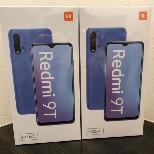 クリアランス正規品 【新品】Xiaomi Redmi 9T カーボングレー 2台 ...