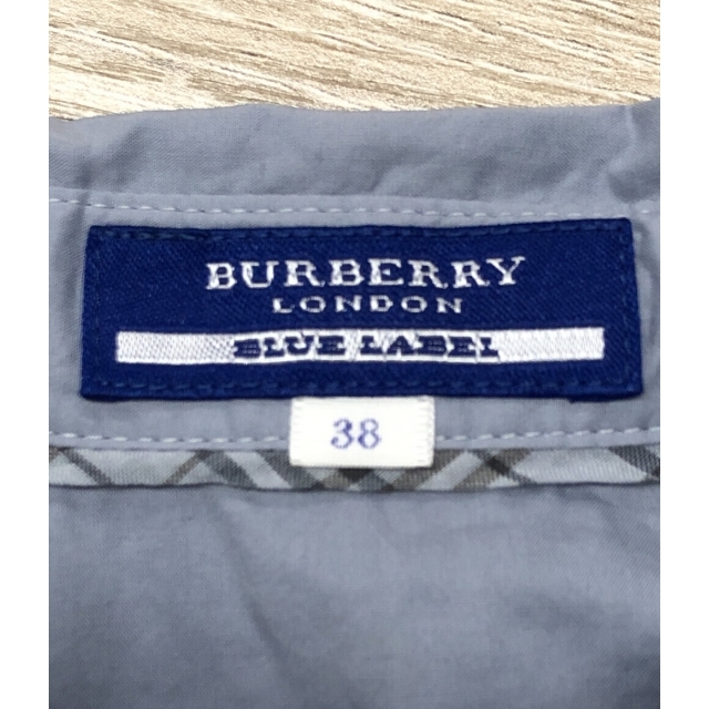 BURBERRY BLUE LABEL(バーバリーブルーレーベル)の美品 バーバリーブルーレーベル ノースリーブブラウス レディース 38 レディースのトップス(シャツ/ブラウス(長袖/七分))の商品写真