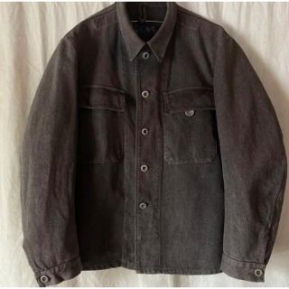 エンジニアードガーメンツ(Engineered Garments)の40s 50s　スイス軍　黒　コバート　デニム　ジャケット　ワーク(ミリタリージャケット)