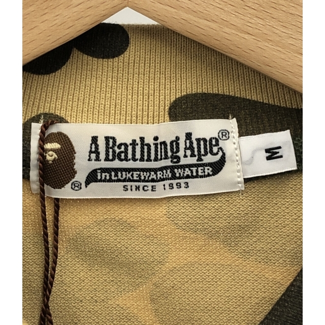 A BATHING APE(アベイシングエイプ)の美品 アベイシングエイプ 半袖ポロシャツ 迷彩柄 メンズ M メンズのトップス(シャツ)の商品写真