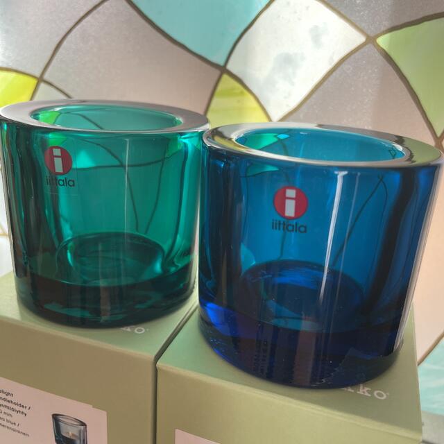 iittala(イッタラ)のイッタラ　キビ　kivi  シーブルー&ターコイズ インテリア/住まい/日用品のインテリア小物(置物)の商品写真