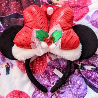 ディズニー(Disney)のミニーちゃんカチューシャ❤ディズニーランド🎄🏰✨クリスマス(カチューシャ)