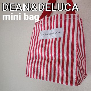 ディーンアンドデルーカ(DEAN & DELUCA)の限定 ミニトート【ディーンアンドデルーカ】 レッド 限定カラー  (エコバッグ)