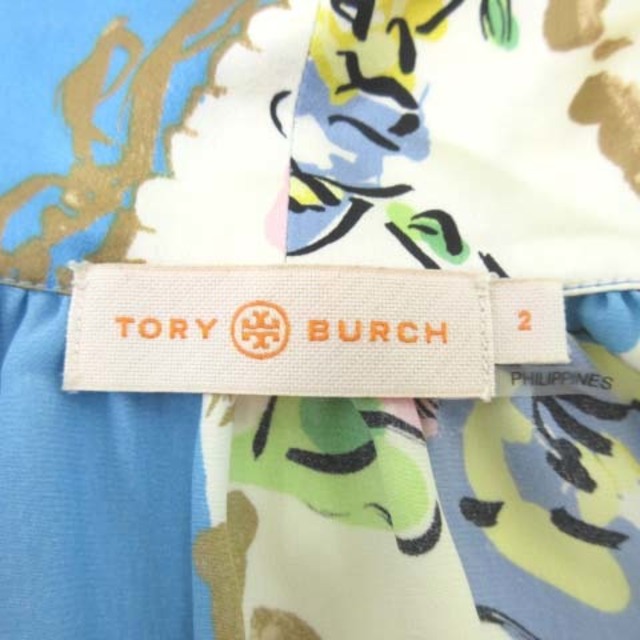 Tory スカート 花柄 国内正規 2 青の通販 by ベクトル ラクマ店|トリーバーチならラクマ Burch - リーバーチ シルク セットアップ タイ シャツ 定番通販