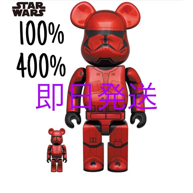 MEDICOM TOY(メディコムトイ)のBE@RBRICK SITH TROOPER(TM) CHROME Ver.  エンタメ/ホビーのフィギュア(その他)の商品写真