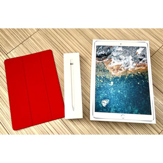 アップル(Apple)の美品！iPad Pro 10.5(64GB)＋Apple Pencil＋カバー(タブレット)