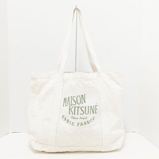 メゾンキツネ(MAISON KITSUNE')のメゾンキツネ トートバッグ美品  -(トートバッグ)