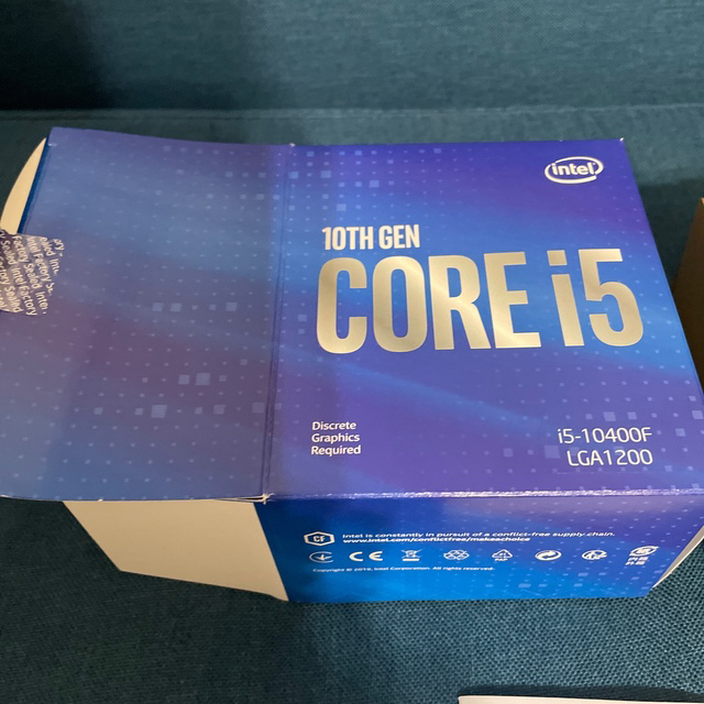 未使用品 未開封 intel core i5 10400F LGA1200