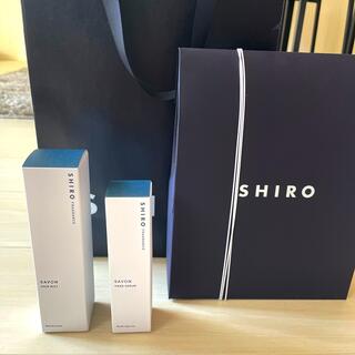 シロ(shiro)の未使用品 SHIRO サボン ハンド美容液 ヘアミストセット(オイル/美容液)