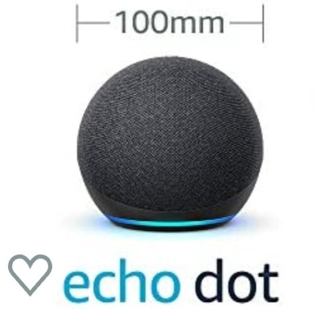 Echo Dot (エコードット) 第4世代 - スマートスピーカー with  スマホ/家電/カメラのオーディオ機器(スピーカー)の商品写真