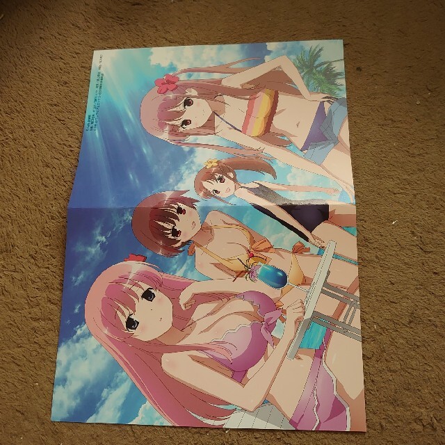 ✣咲-saki- ポスター♯ラクマR② 水着姿 エンタメ/ホビーのアニメグッズ(ポスター)の商品写真
