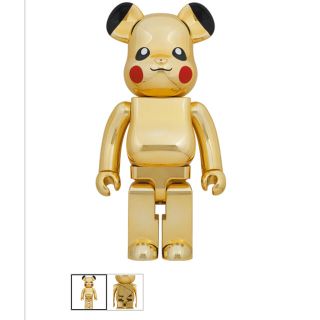 メディコムトイ(MEDICOM TOY)のBE@RBRICK ピカチュウ GOLD CHROME Ver. 1000%(フィギュア)