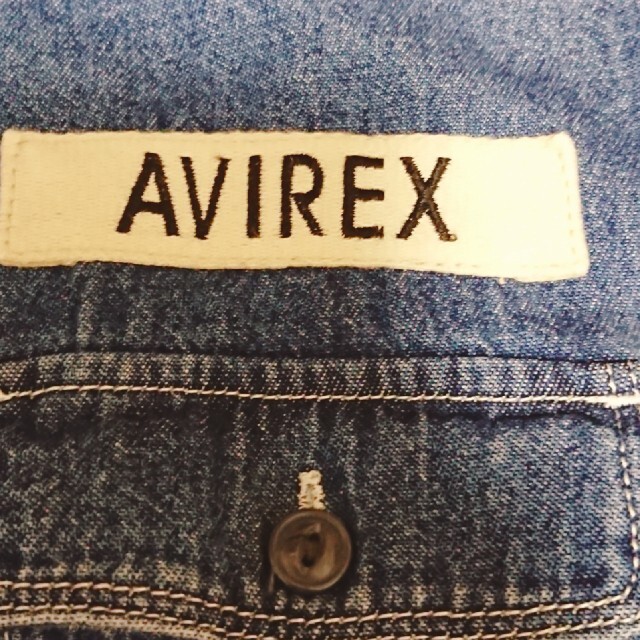 AVIREX(アヴィレックス)の☆AVIREXハンドクラフトデニムシャツ✨☆ レディースのジャケット/アウター(Gジャン/デニムジャケット)の商品写真