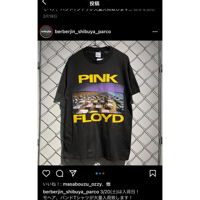 【SPECIAL】87s PINK FLOYD T shirt