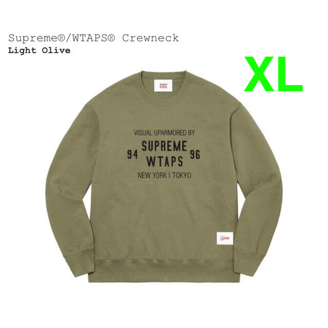 supremeSupreme WTAPS Crewneck Olive XL