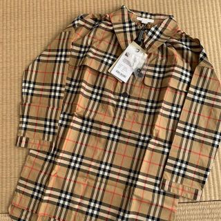 バーバリー(BURBERRY)のバーバリー　シャツワンピース8y135 新品(ワンピース)