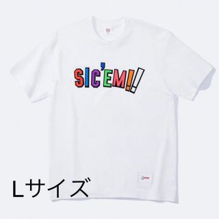 シュプリーム(Supreme)のSupreme × wtaps Sic'em! Tee white 白 Lサイズ(Tシャツ/カットソー(半袖/袖なし))