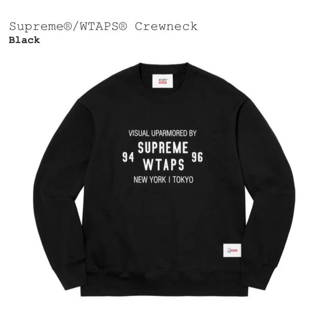 Supreme WTAPS Crewneck Black L - www.sorbillomenu.com