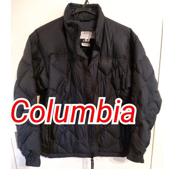 コロンビア Columbia ダウンジャケット 黒 ブラック Sサイズ