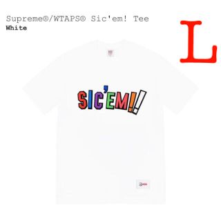 シュプリーム(Supreme)のシュプリーム Supreme WTAPS Sic'em! Tee ホワイト(Tシャツ/カットソー(半袖/袖なし))