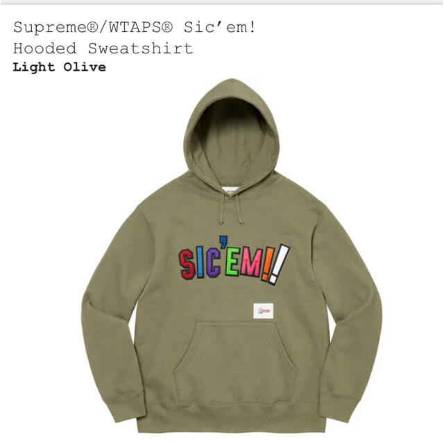 パーカーsupreme WTAPS