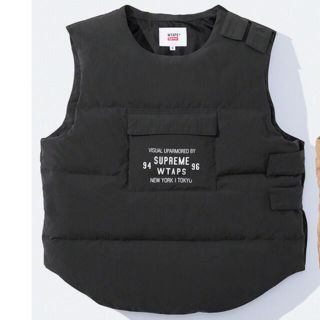 シュプリーム(Supreme)のsupreme Wtaps Tactical Down Vest ブラック(ダウンベスト)