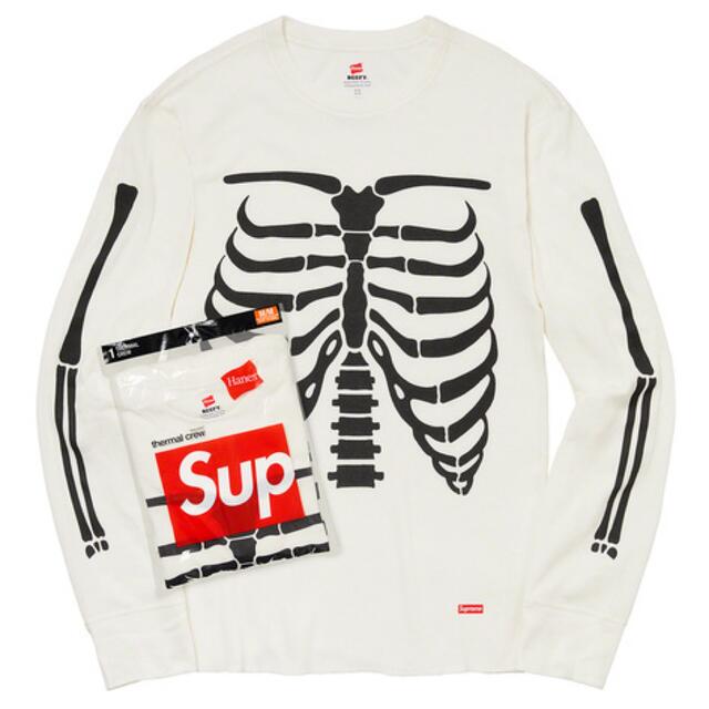 Supreme(シュプリーム)の送料無料 Supreme Hanes Bones Thermal Crew XL メンズのトップス(Tシャツ/カットソー(七分/長袖))の商品写真