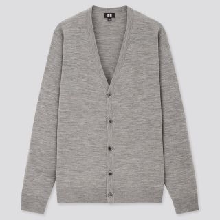 ユニクロ(UNIQLO)のユニクロ　カーディガン　グレー(カーディガン)