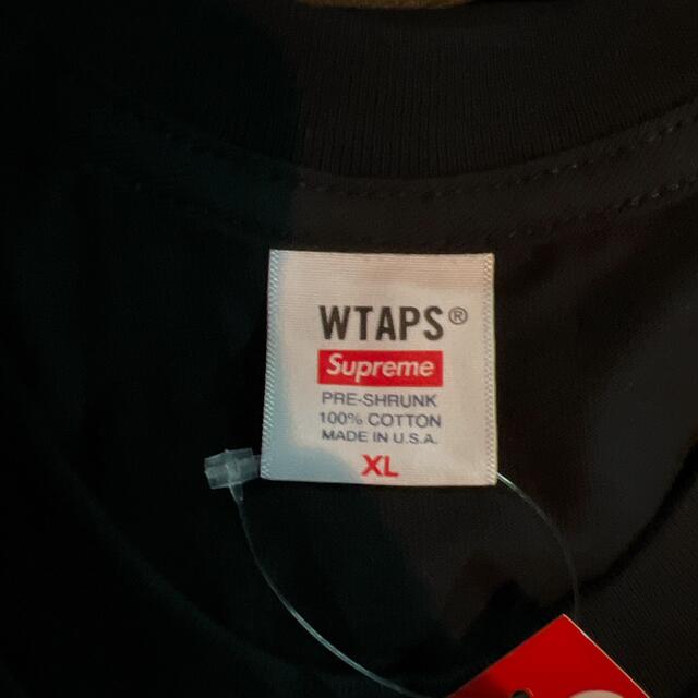 Supreme WTAPS コラボ Tシャツ 黒 XL 店舗購入 新品未使用
