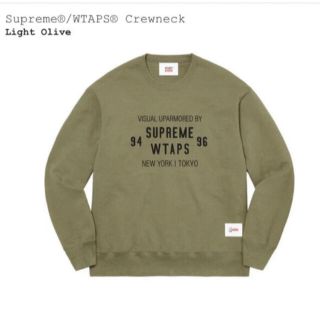 シュプリーム(Supreme)のSupreme®/ WTAPS® Crewneck クルーネック　L(スウェット)