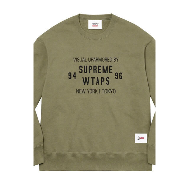 Supreme / WTAPS Crewneck "Olive Drab"